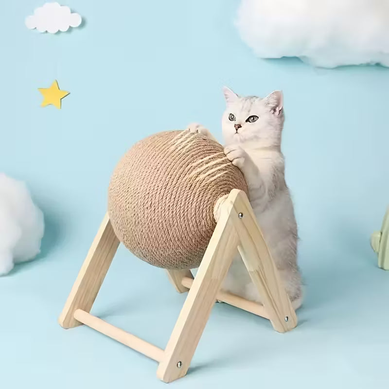 Kratzball für eine Katze