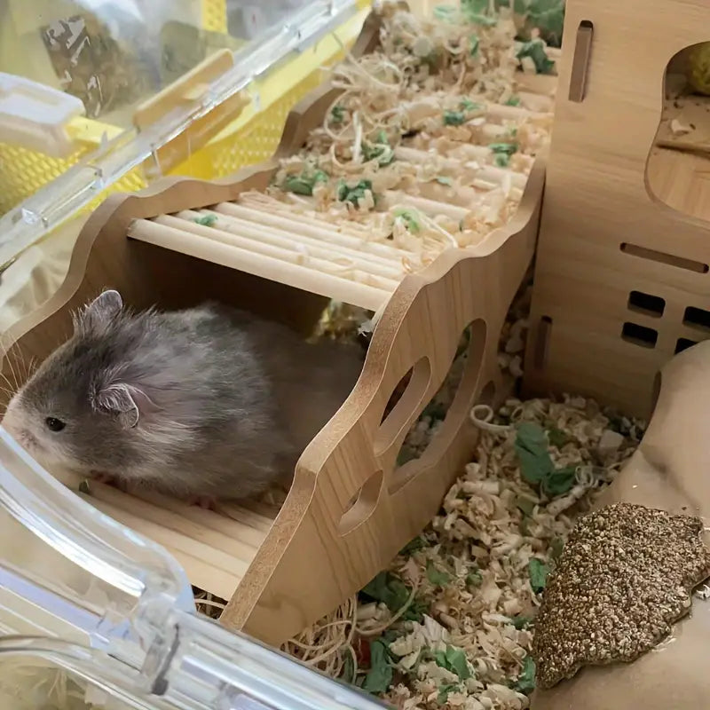 Versteck aus Holz für kleine Nager