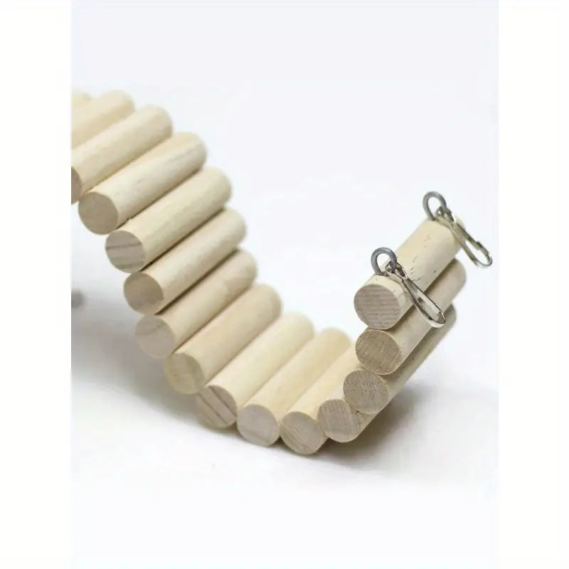 Hängebrücke aus Holz für Haustiere