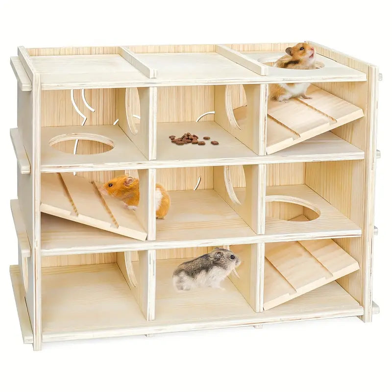 Mehrstöckiges Hotel für kleine Nager