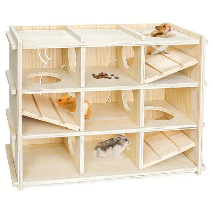Mehrstöckiges Hotel für kleine Nager