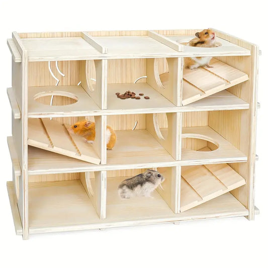Mehrstöckiges Hotel für kleine Nager