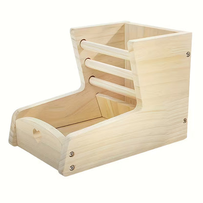 heu spender aus holz für ein gesundes nachhaltiges tierleben